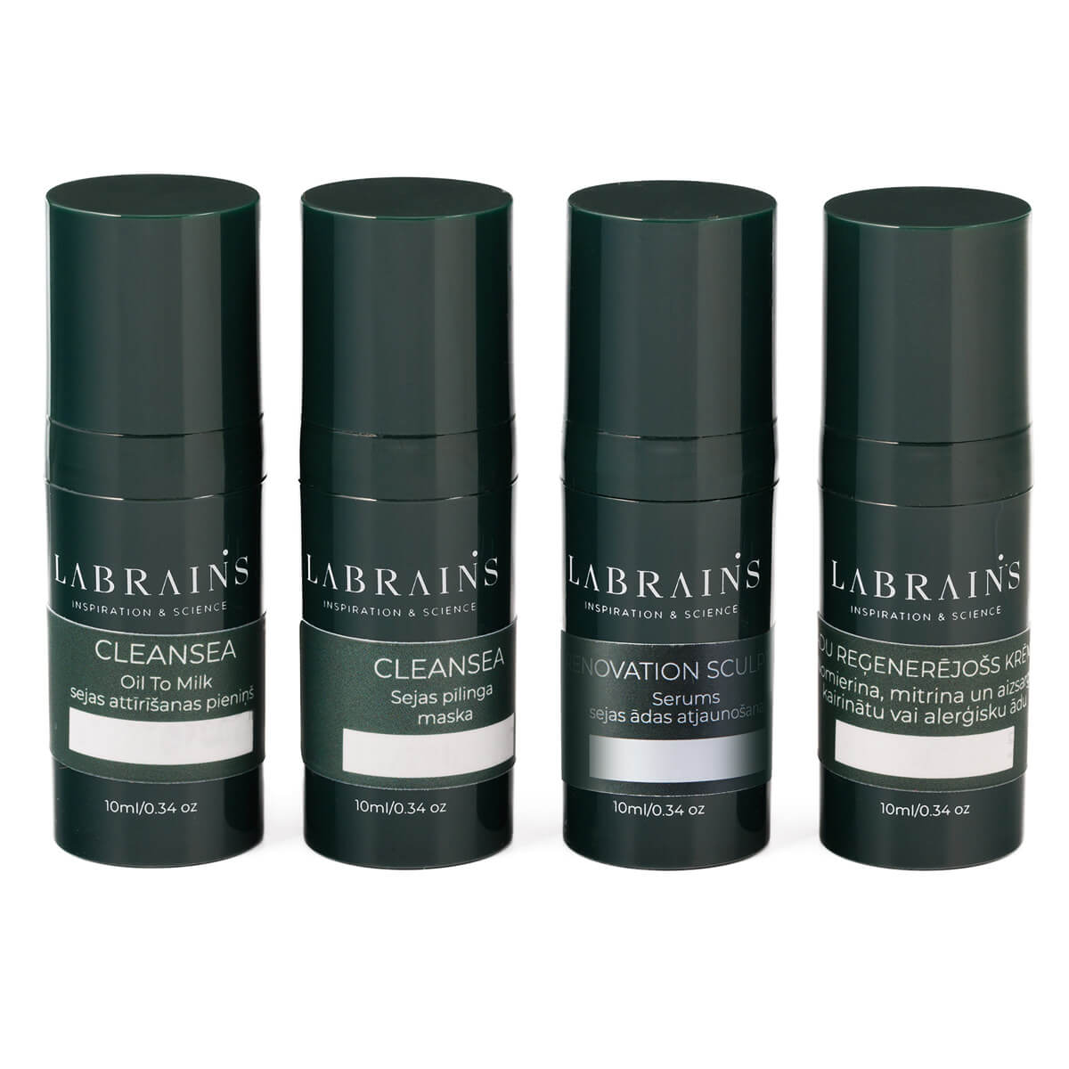 labrains skincare MINISET FOR DERMATITIS-AFFECTED SKIN on white background