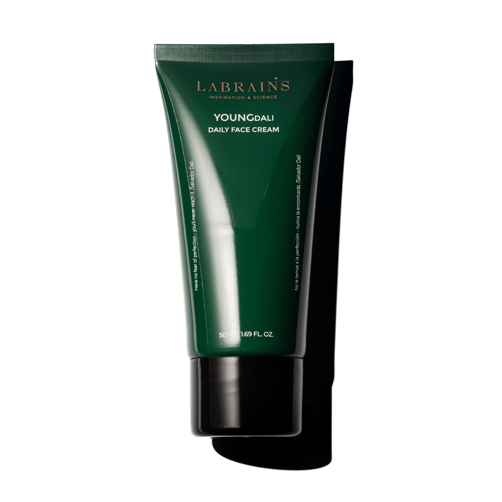 A tube of YOUNGDALI Daily Face Cream by Labrains, designed for young skin on white background