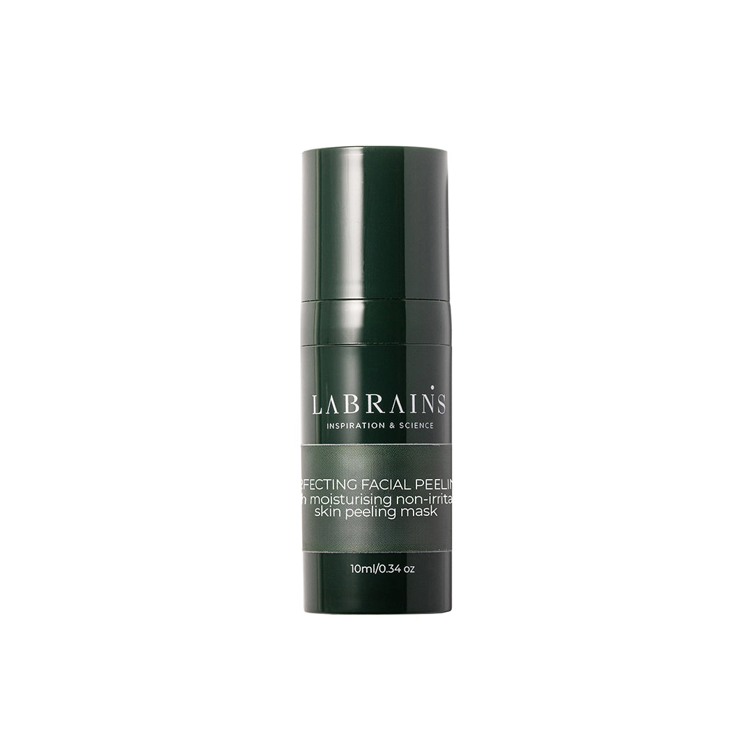LABRAINS travel size peeling mask bottle  on a white background